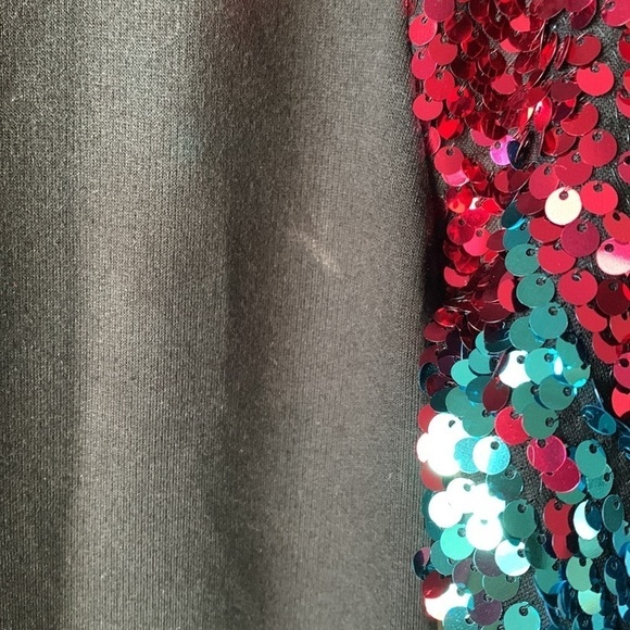 Sequin Sleeve Long Tunic Top - Picture 7 of 7